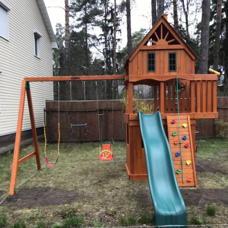 Wooden playground 