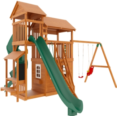 Wooden playground 