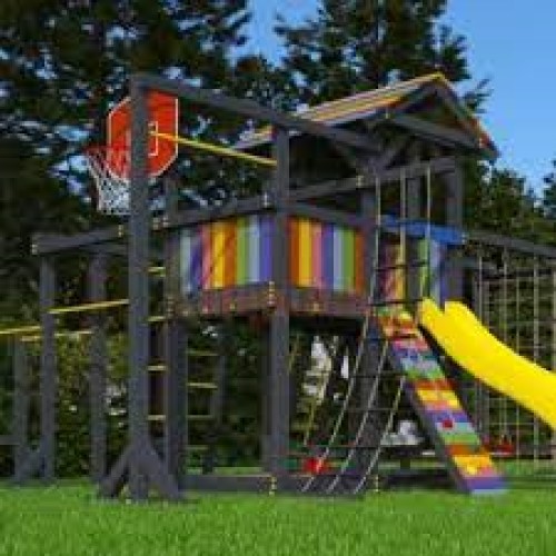 Wooden playground BLACK 1 
