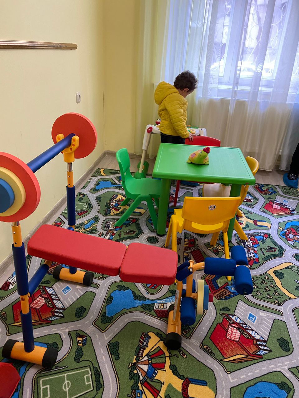 Children's barbell bench