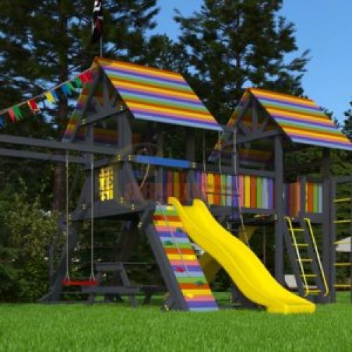 Wooden playground BLACK 1 