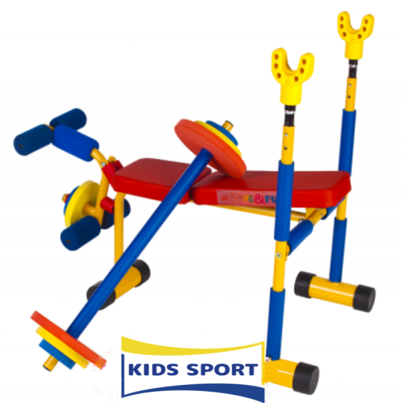 Children's barbell bench