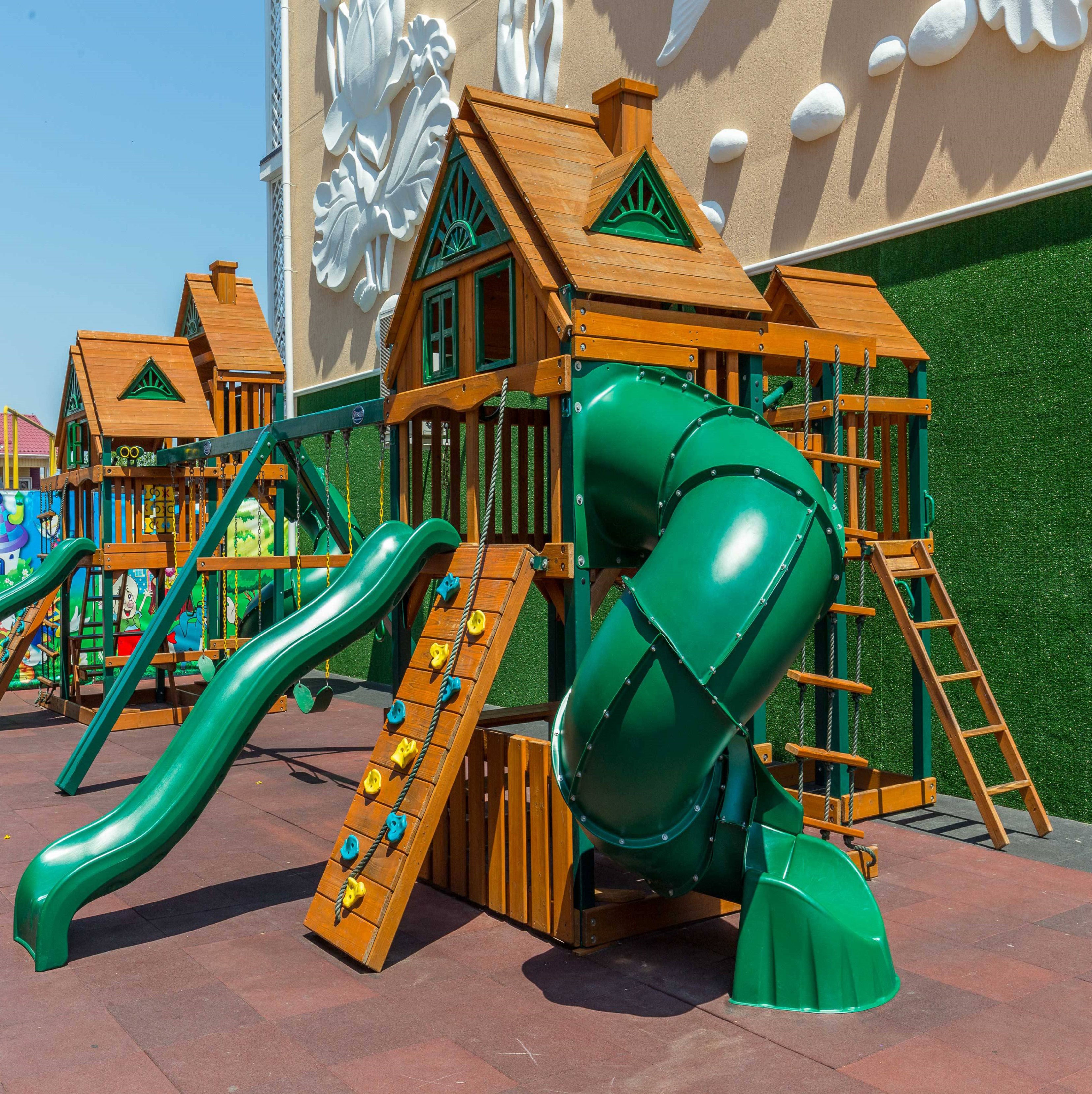 Wooden playground 