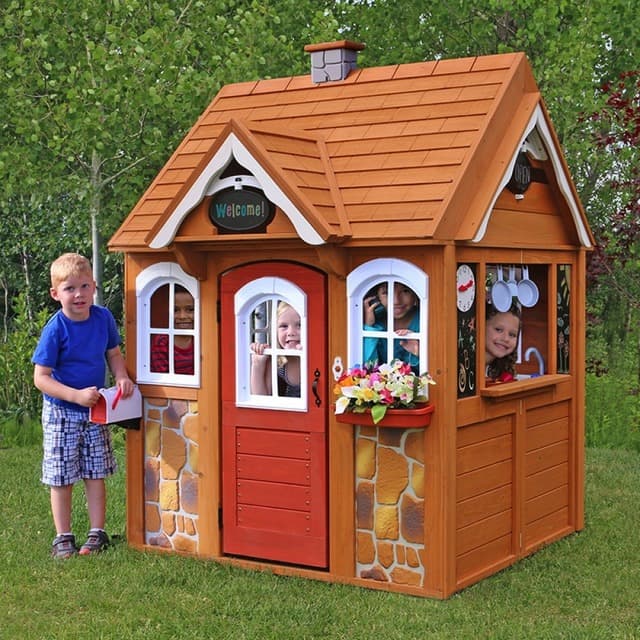 Children's wooden house