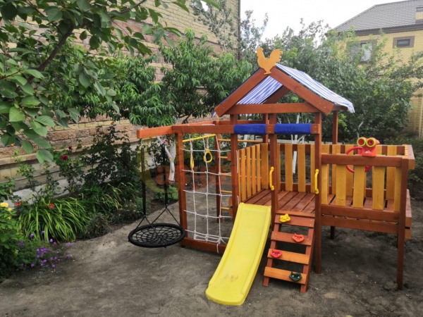 Wooden playground  baby play 6
