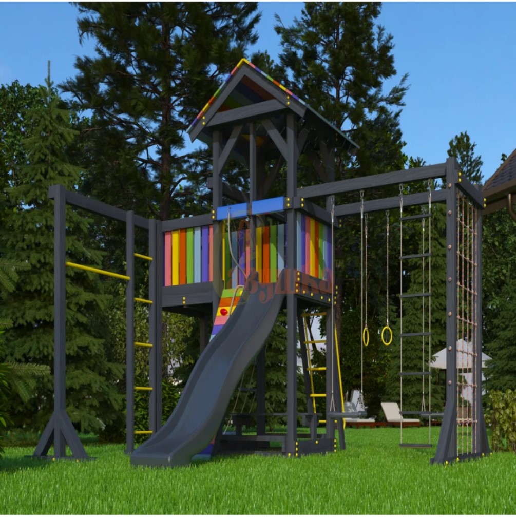 Wooden playground   BLACK  EDITION 3