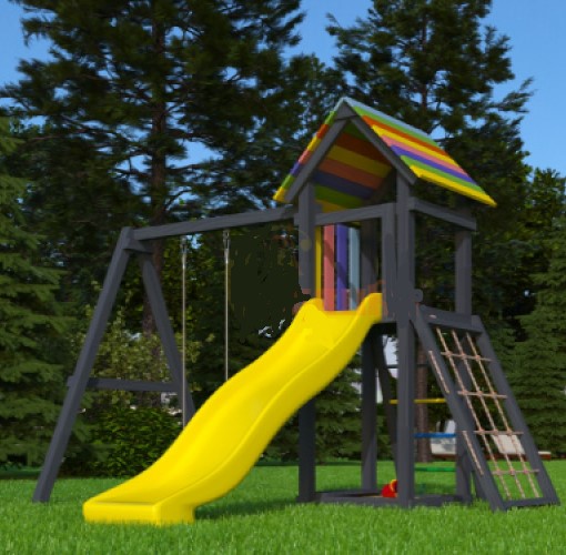 Wooden playground BLACK 7