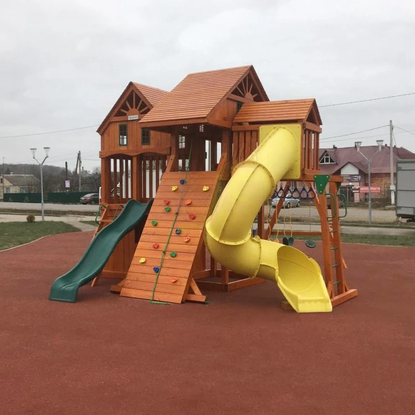 Wooden playground 