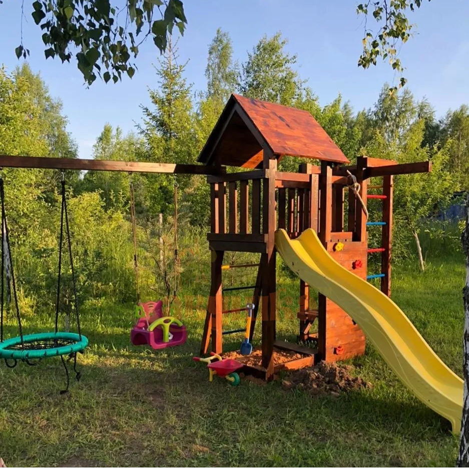 Wooden playground  Master 10  browncolor     