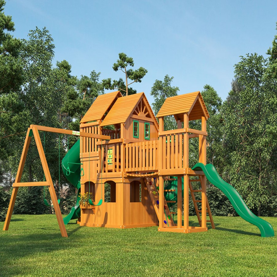 Wooden playground 