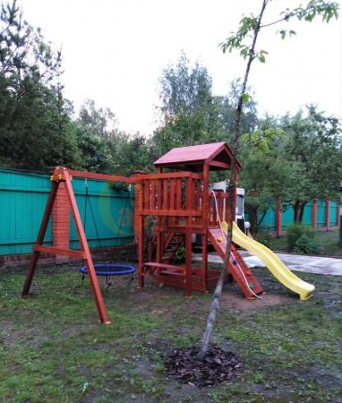 Wooden playground Master 2 with swing Nest 