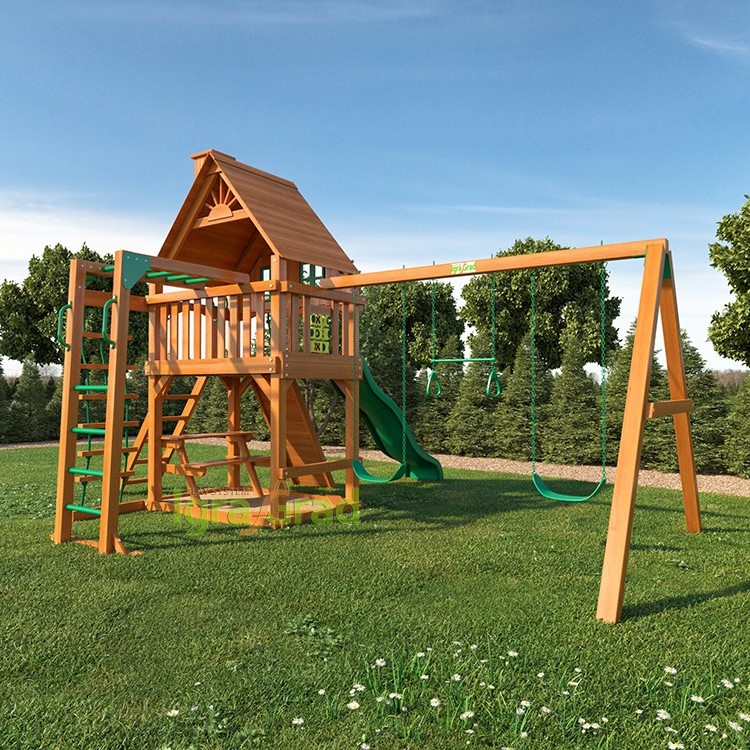 Wooden playground 