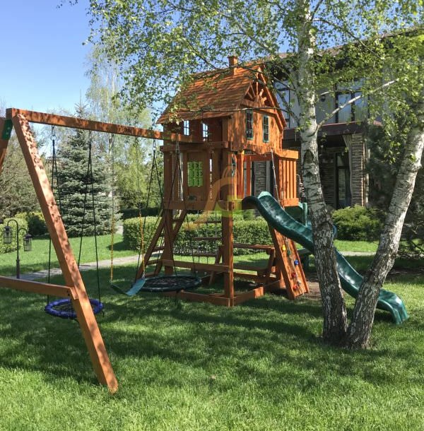 Wooden playground 