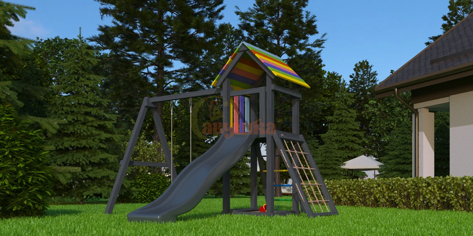 Wooden playground   BLACK  EDITION 7