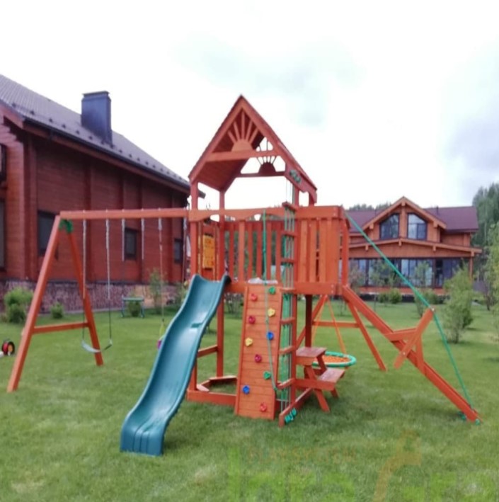 Wooden playground 