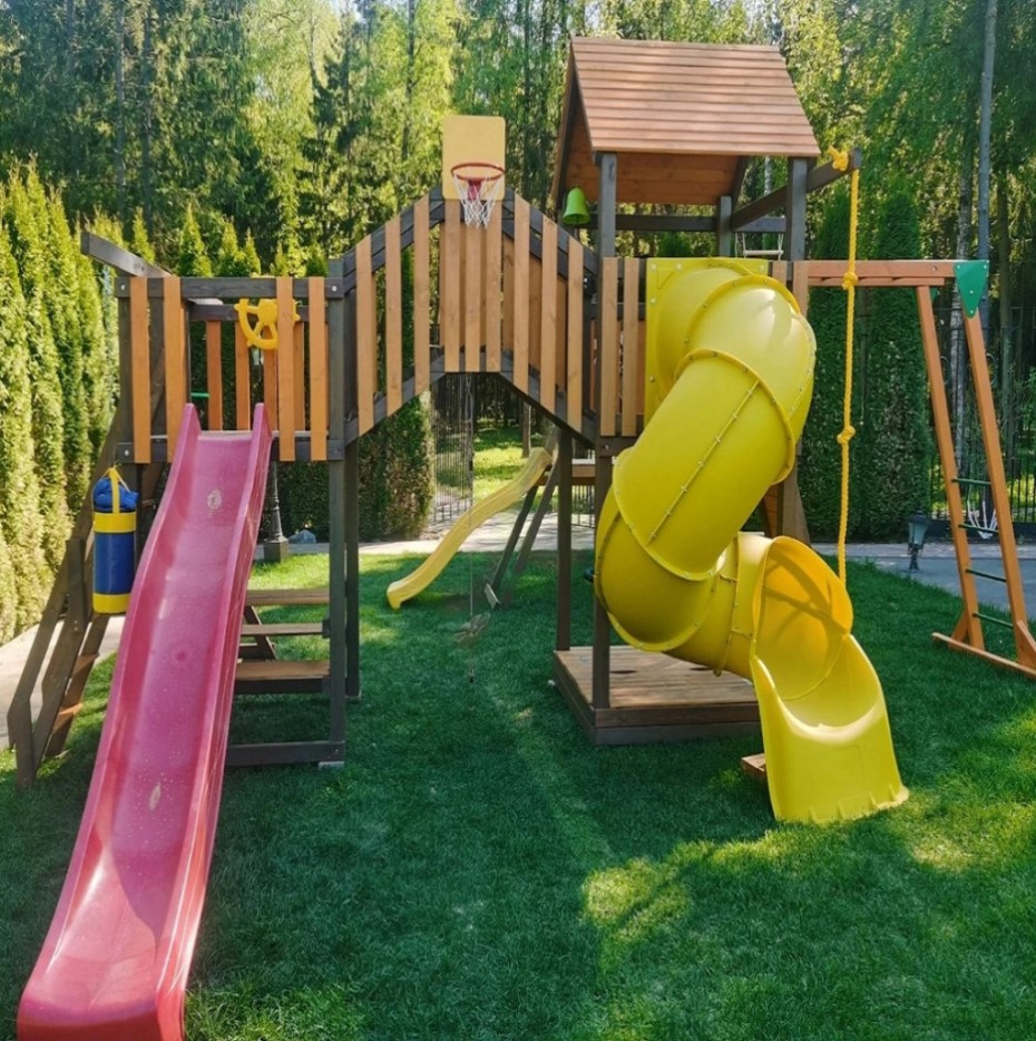 Wooden playground 