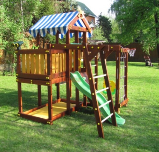 Wooden playground  baby play 5