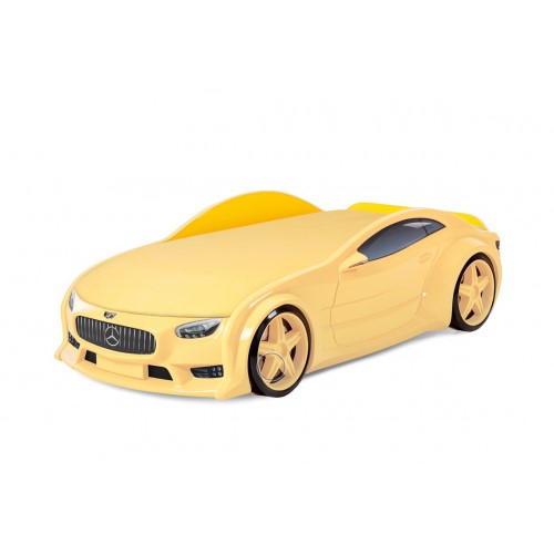 Մահճակալ-մեքենա NEO «Mercedes» դեղին 