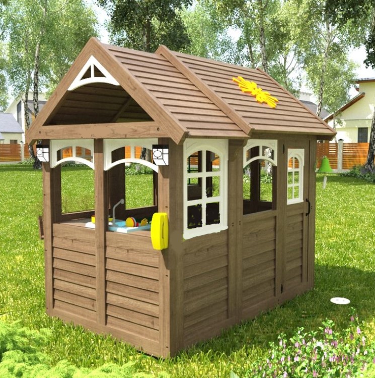 Children's wooden houses