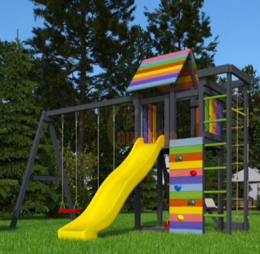 Wooden playground BLACK 6