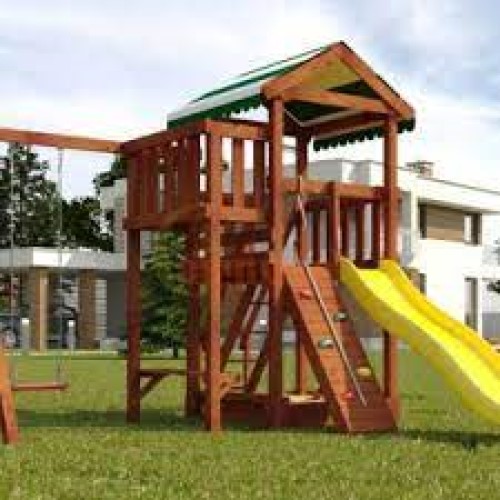 Wooden playground  Mahogany 1
