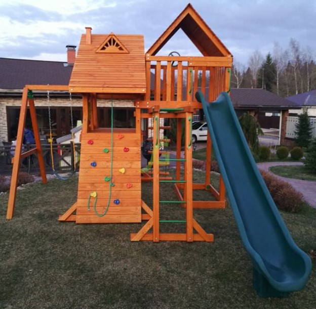 Wooden playground 