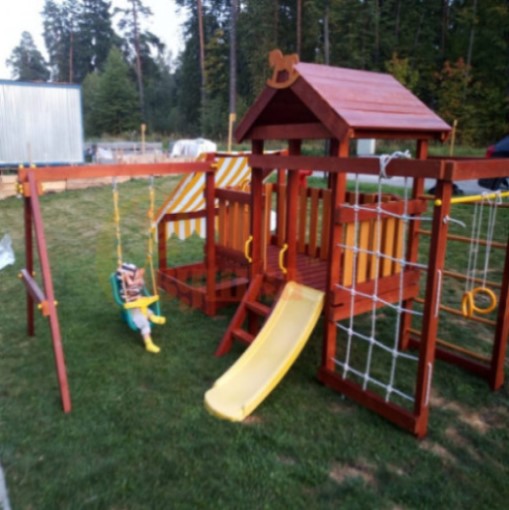 Wooden playground  baby play 12