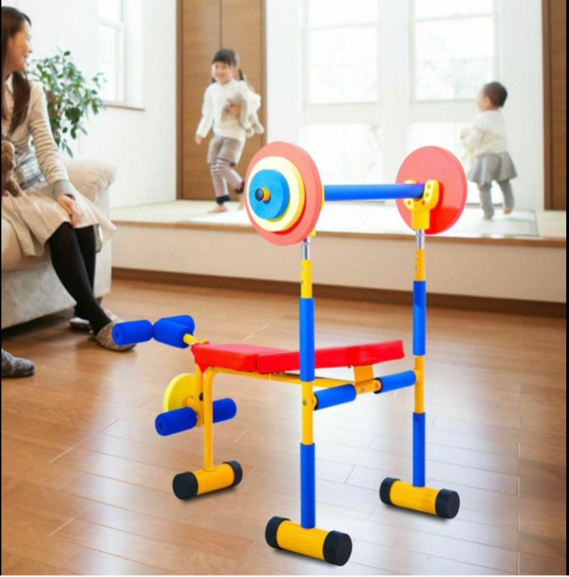 Children's barbell bench