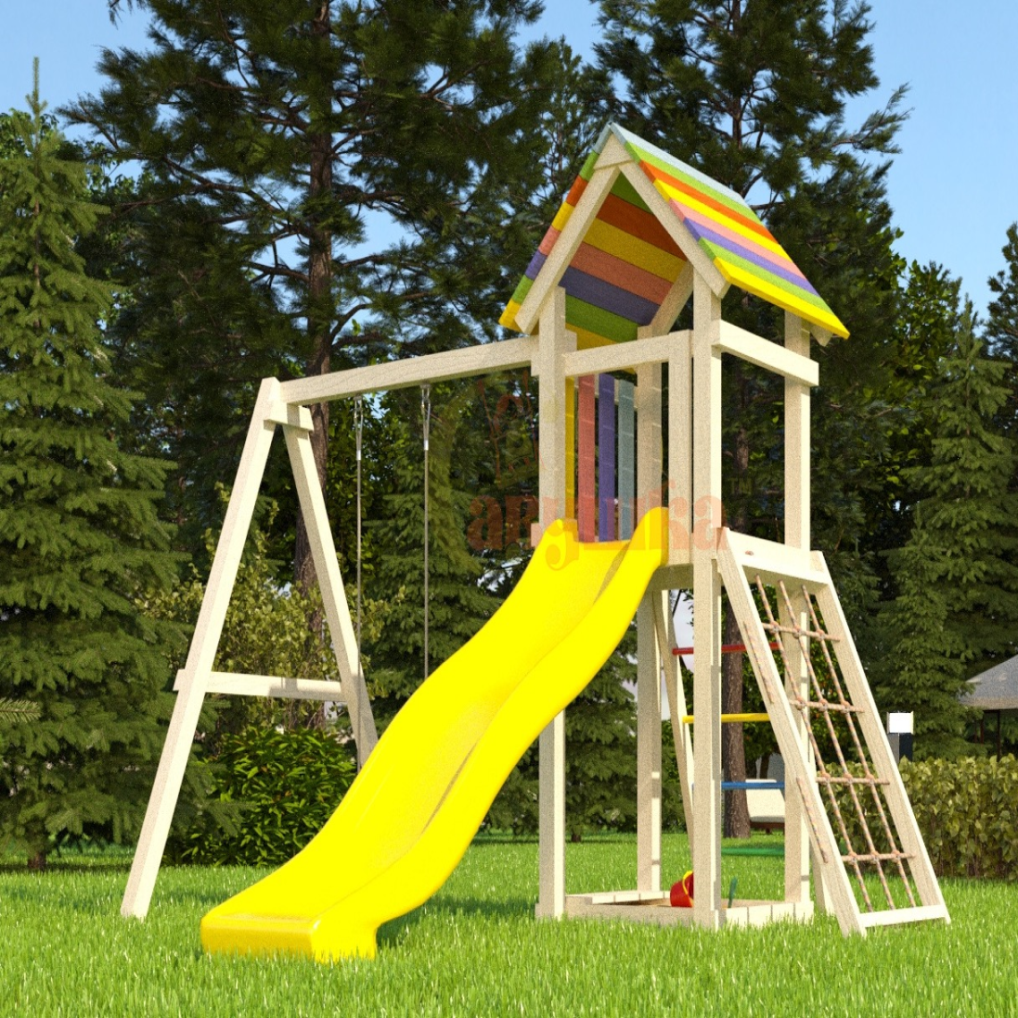 Wooden playground  Master 7  whitecolor        