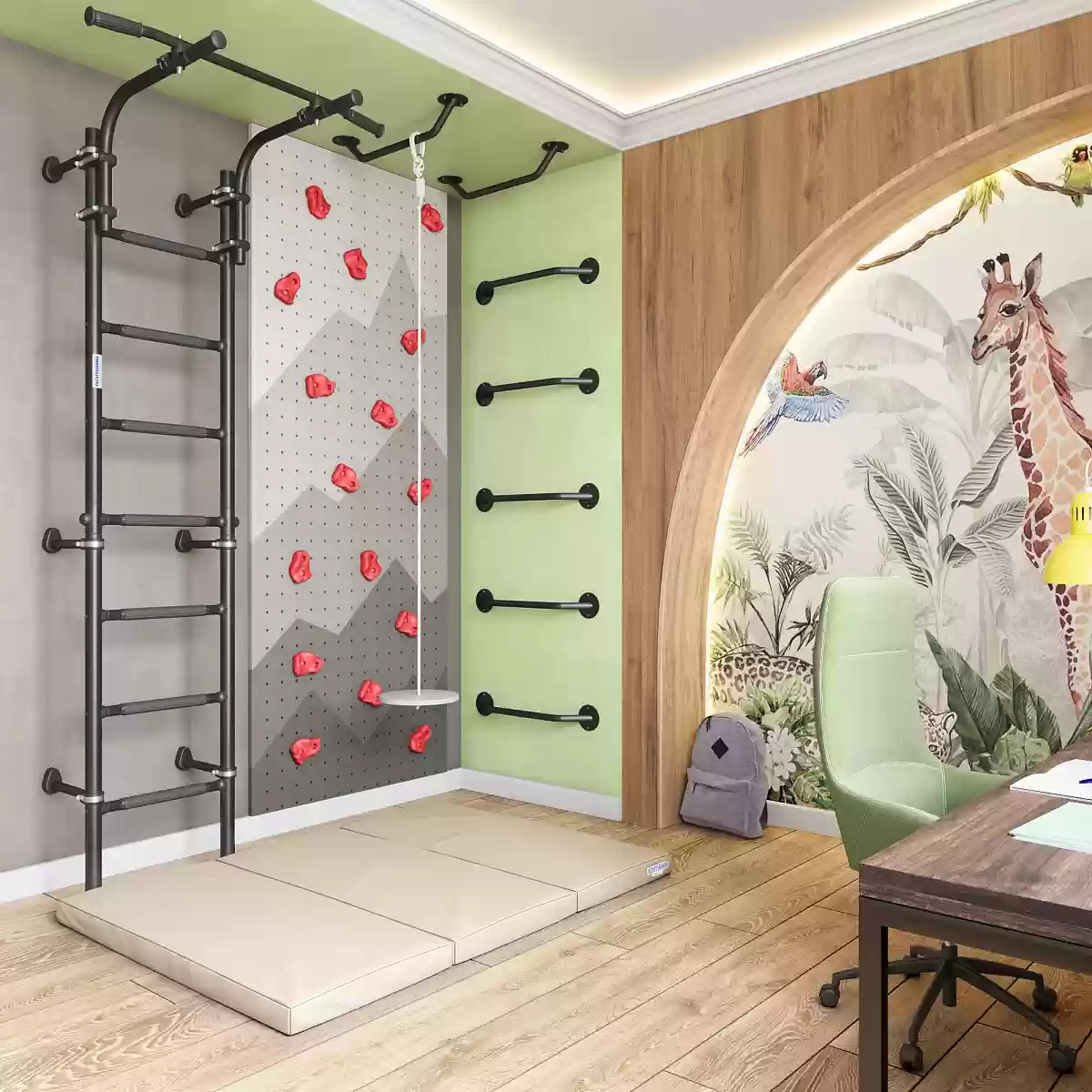 Romana S9 շվեդական պատ սպիտակ, սև