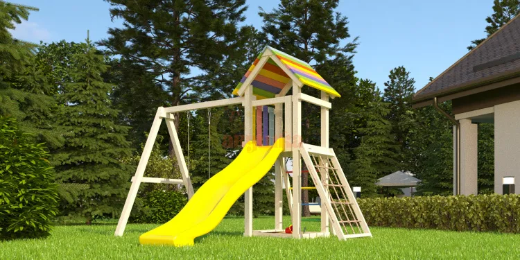 Wooden playground  Master 7  whitecolor        