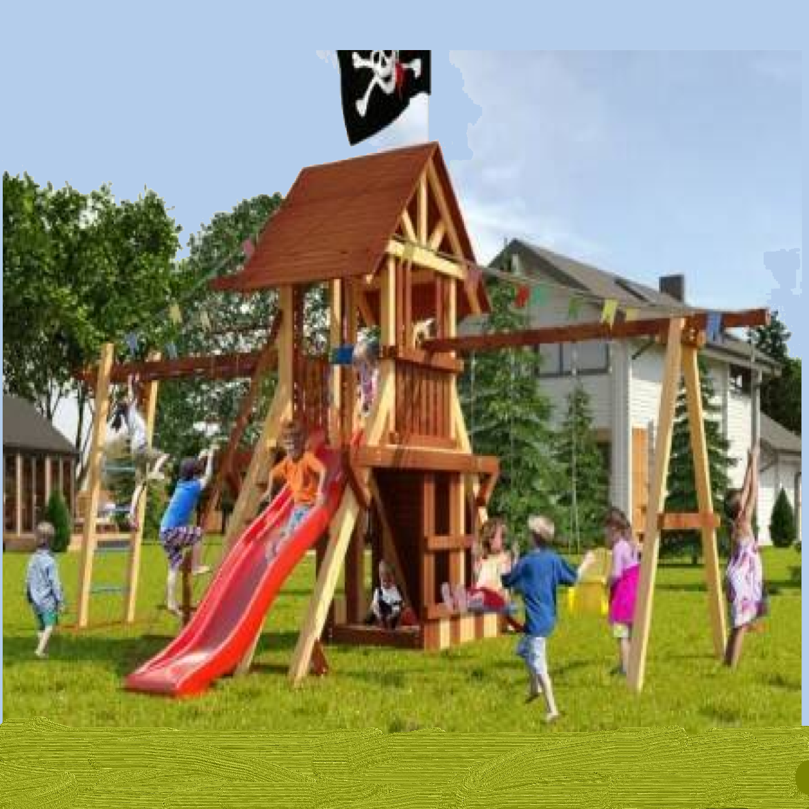 Wooden playground  Luxe 4