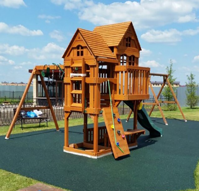 Wooden playground 