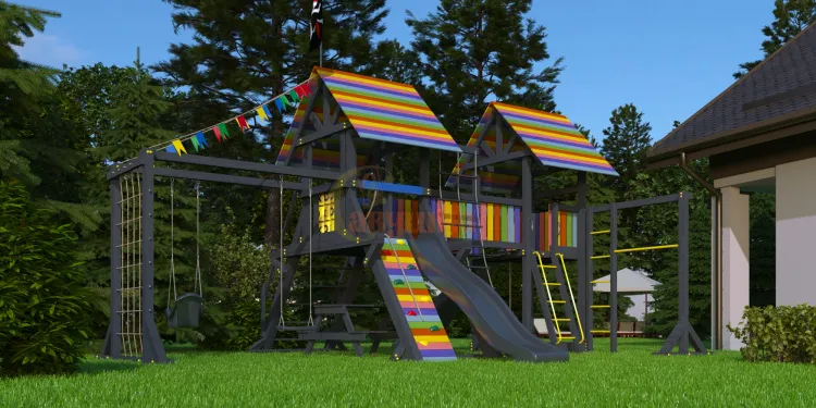 Wooden playground   BLACK  EDITION 1
