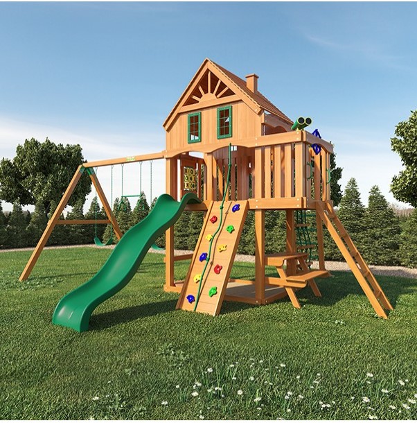 Wooden playground 