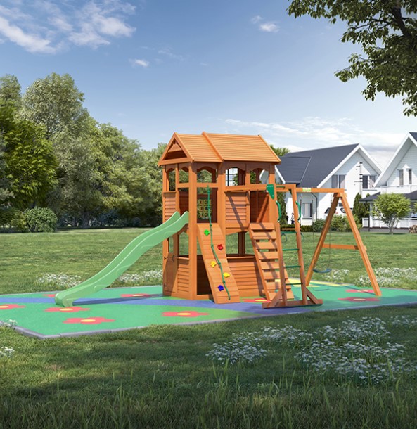 Wooden playground 