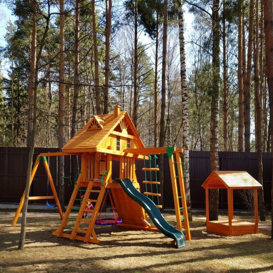 Wooden playground 