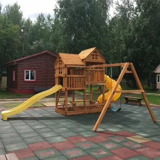 Wooden playground 