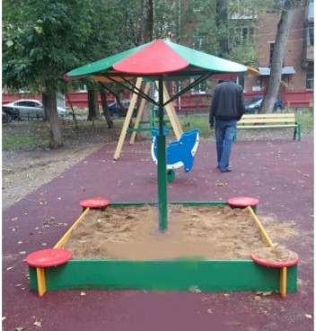 Sandbox  for children