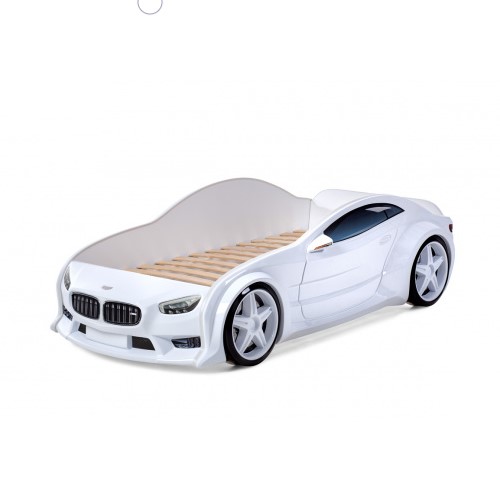 Մահճակալ-մեքենա EVO «BMW» սպիտակ