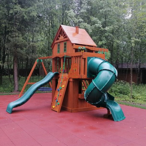 Wooden playground 