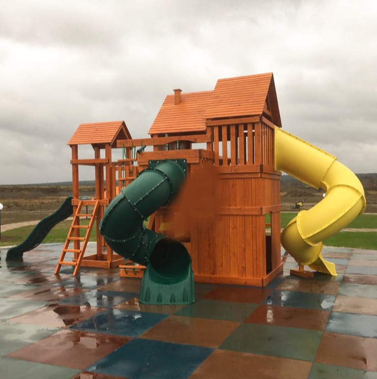 Wooden playground 