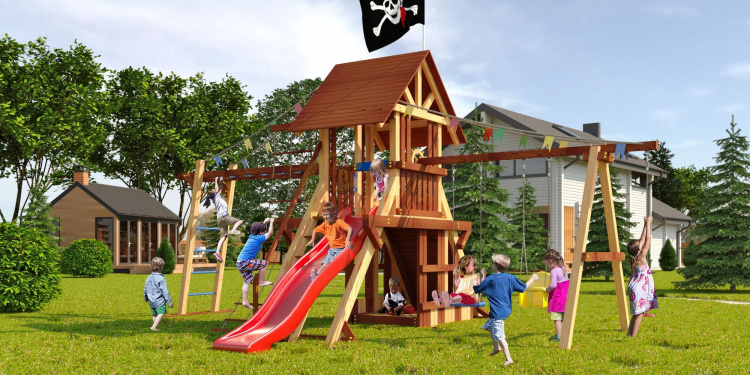 Wooden playground  Luxe 4