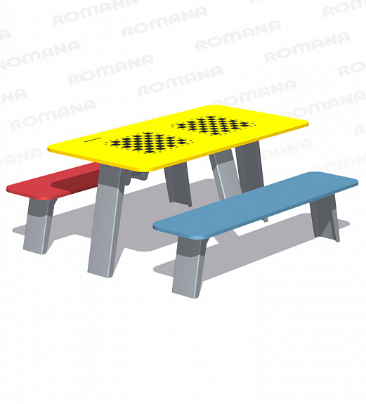 Table with benches