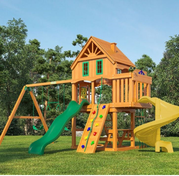 Wooden playground 