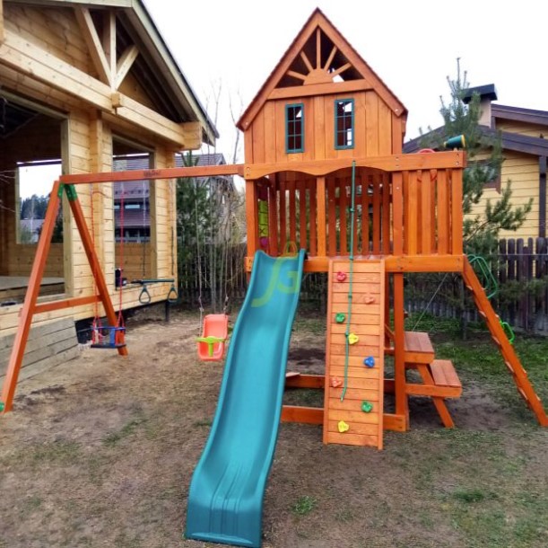 Wooden playground 