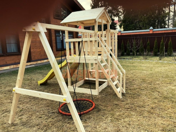 Wooden playground  Master 3 with swing Nest 