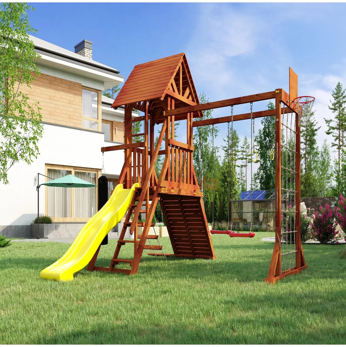 Wooden playground Hit 7