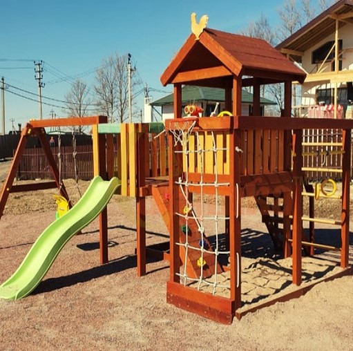 Wooden playground  baby play 15