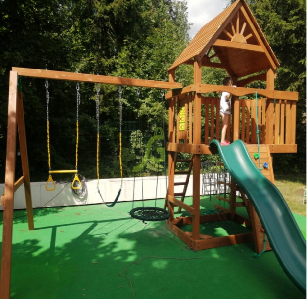 Wooden playground 